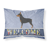 Caroline'S Treasures Miniature Pinscher Welcome Pillowcase, Standard,