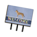 Caroline'S Treasures Czechoslovakian Wolfdog Wall Hook, Triple, Welcome