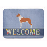 Caroline'S Treasures Smooth Collie Welcome Floor Mat, 19 X 27, Multicolor