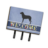 Caroline'S Treasures Majorca Shepherd Dog Wall Hook, Triple, Welcome