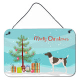 Caroline'S Treasures German Shorthaired Pointer Metal Print, 8Hx12W, Christmas Tree