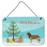 Caroline'S Treasures Catalan Sheepdog Christmas Metal Print, 8 X 12, Multicolor