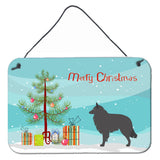 Caroline'S Treasures Groenendael Belgian Shepherd Metal Print, 8Hx12W, Christmas Tree