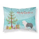 Caroline'S Treasures Old English Sheepdog Pillowcase, Standard, Christmas Tree