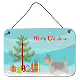 Caroline'S Treasures Australian Silky Terrier Metal Print, 8Hx12W, Christmas Tree