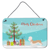 Caroline'S Treasures Dandie Dinmont Terrier Christmas Metal Print, 8Hx12W, Multicolor