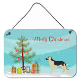 Caroline'S Treasures German Shepherd Metal Print, 8Hx12W, Christmas Tree
