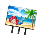 Caroline'S Treasures Mermaid On The Beach Wall Hook, Triple, Multicolor