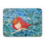 Caroline'S Treasures Mermaid Swimming Floor Mat, 19 X 27, Multicolor