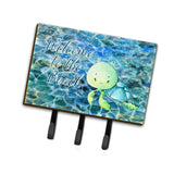 Caroline'S Treasures Sea Turtle Welcome Wall Hook, Triple, Multicolor