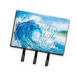 Caroline'S Treasures Wave Welcome Wall Hook, Triple, Multicolor