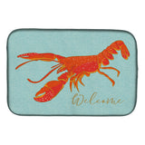 Caroline'S Treasures Lobster Welcome Dish Drying Mat, 14 X 21, Multicolor