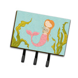 Caroline'S Treasures Mermaid And Cat Underwater Wall Hook, Triple, Multicolor