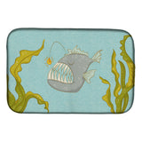 Caroline'S Treasures Frog Fish Dish Drying Mat, 14 X 21, Multicolor