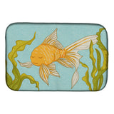 Caroline'S Treasures Gold Fish Dish Drying Mat, 14 X 21