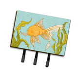 Caroline'S Treasures Gold Fish Wall Hook, Triple