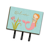 Caroline'S Treasures Mermaid With Cat Welcome Wall Hook, Triple