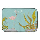 Caroline'S Treasures Flamingo Underwater #2 Dish Drying Mat, 14 X 21
