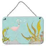 Caroline'S Treasures Flamingo Underwater #2 Metal Print, 8 X 12