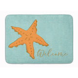 Caroline'S Treasures Starfish Welcome Floor Mat, 19 X 27, Multicolor