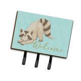 Caroline'S Treasures Raccoon Welcome Wall Hook, Triple