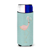 Caroline'S Treasures Flamingo Underwater Decorative Can Hugger, Slim, Multicolor
