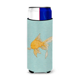 Caroline'S Treasures Gold Fish Decorative Can Hugger, Slim, Multicolor