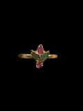 Hyderabadi ruby emerald  ring ( READY TO SHIP )