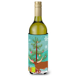 Caroline'S Treasures Ankole-Watusi Cow Christmas Decorative Bottle Hugger, 750Ml, Multicolor