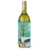 Caroline'S Treasures Hungarian Grey Steppe Cow Christmas Decorative Bottle Hugger, 750Ml, Multicolor