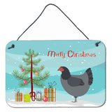 Caroline'S Treasures Jersey Giant Chicken Christmas Metal Print, 8 X 12