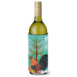 Caroline'S Treasures Dutch Bantam Chicken Christmas Decorative Bottle Hugger, 750Ml, Multicolor