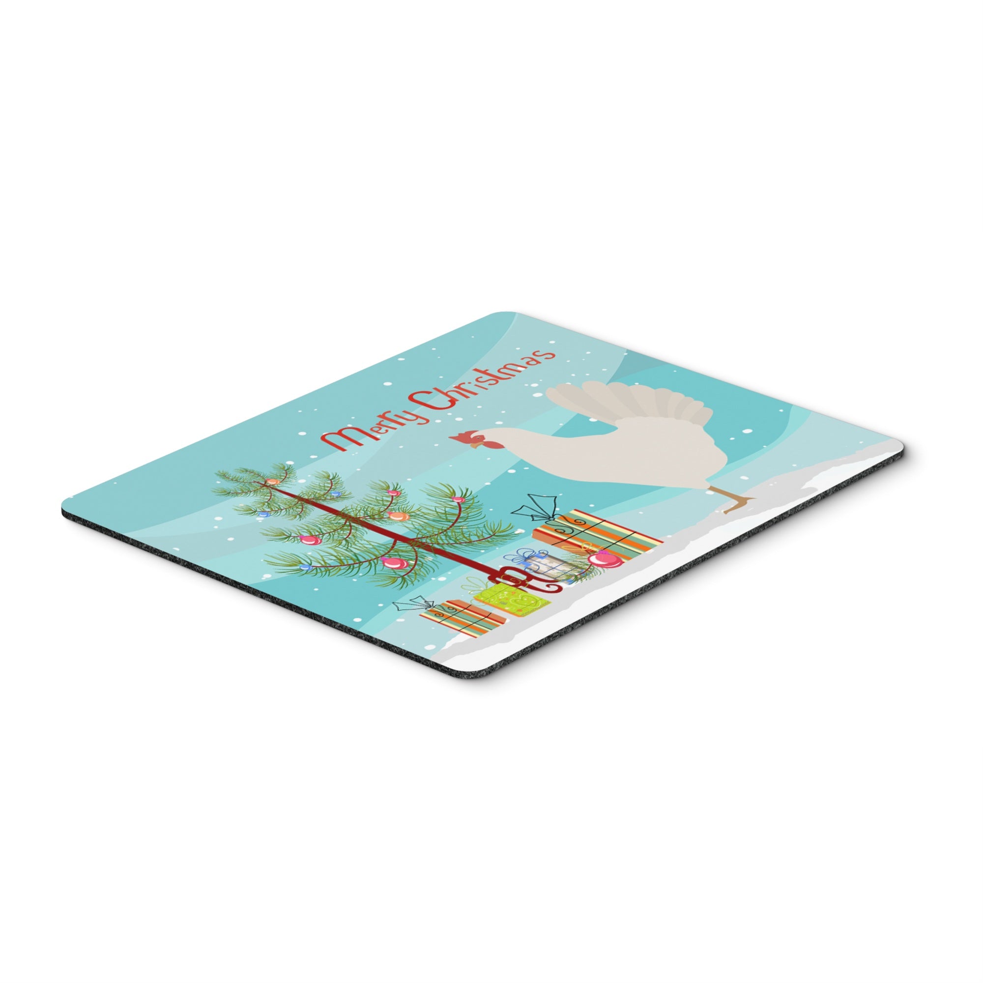 Caroline'S Treasures Leghorn Chicken Christmas Mouse & Hot Pad Or Trivet, 7.75 X 9.25, Multicolor (Bb9207Mp)