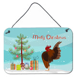 Caroline'S Treasures Malaysian Serama Chicken Christmas Metal Print, 8 X 12