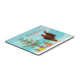 Caroline'S Treasures Malaysian Serama Chicken Christmas Mouse & Hot Pad Or Trivet, 7.75 X 9.25, Multicolor (Bb9209Mp),