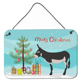 Caroline'S Treasures American Mammoth Jack Donkey Christmas Metal Print, 8 X 12, Multicolor