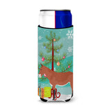 Caroline'S Treasures Mule Christmas Decorative Can Hugger, Slim, Multicolor