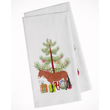 Mule Christmas White Kitchen Towel Set Of 2