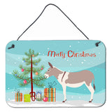 Caroline'S Treasures Australian Teamster Donkey Christmas Metal Print, 8 X 12