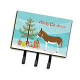 Caroline'S Treasures Miniature Mediterranian Donkey Christmas Wall Hook, Triple, Multicolor