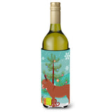 Caroline'S Treasures Irish Donkey Christmas Decorative Bottle Hugger, 750Ml, Multicolor