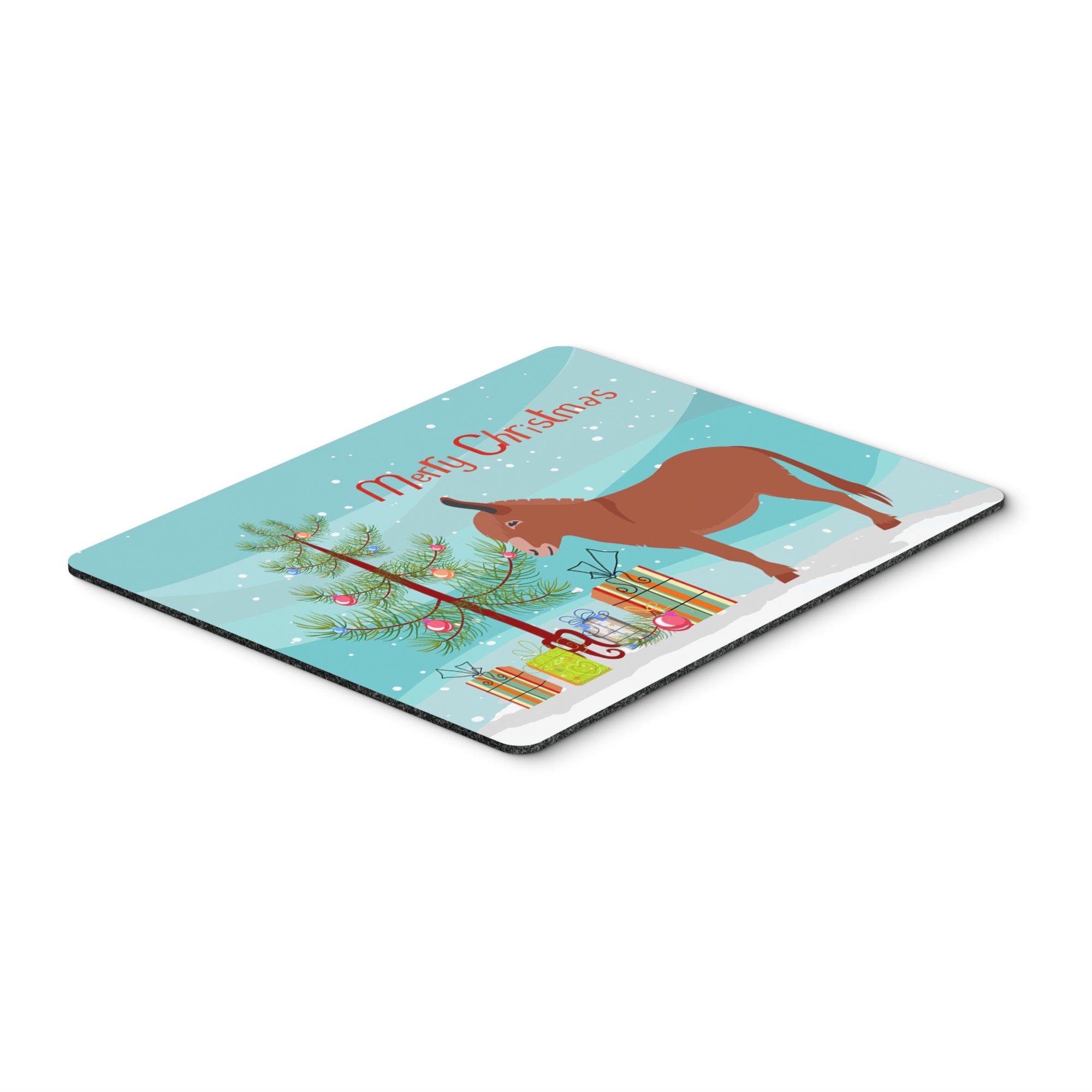 Caroline'S Treasures Irish Donkey Christmas Mouse & Hot Pad Or Trivet, 7.75 X 9.25, Multicolor (Bb9215Mp)