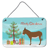 Caroline'S Treasures Cotentin Donkey Christmas Metal Print, 8 X 12, Multicolor