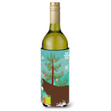 Caroline'S Treasures Poitou Poitevin Donkey Christmas Decorative Bottle Hugger, 750Ml, Multicolor