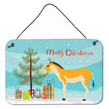 Caroline'S Treasures Turkmenian Kulan Donkey Christmas Metal Print, 8 X 12, Multicolor