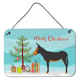 Caroline'S Treasures Catalan Donkey Christmas Metal Print, 8 X 12