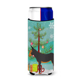 Caroline'S Treasures Catalan Donkey Christmas Decorative Can Hugger, Slim, Multicolor