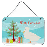 Caroline'S Treasures Crested Duck Christmas Metal Print, 8 X 12
