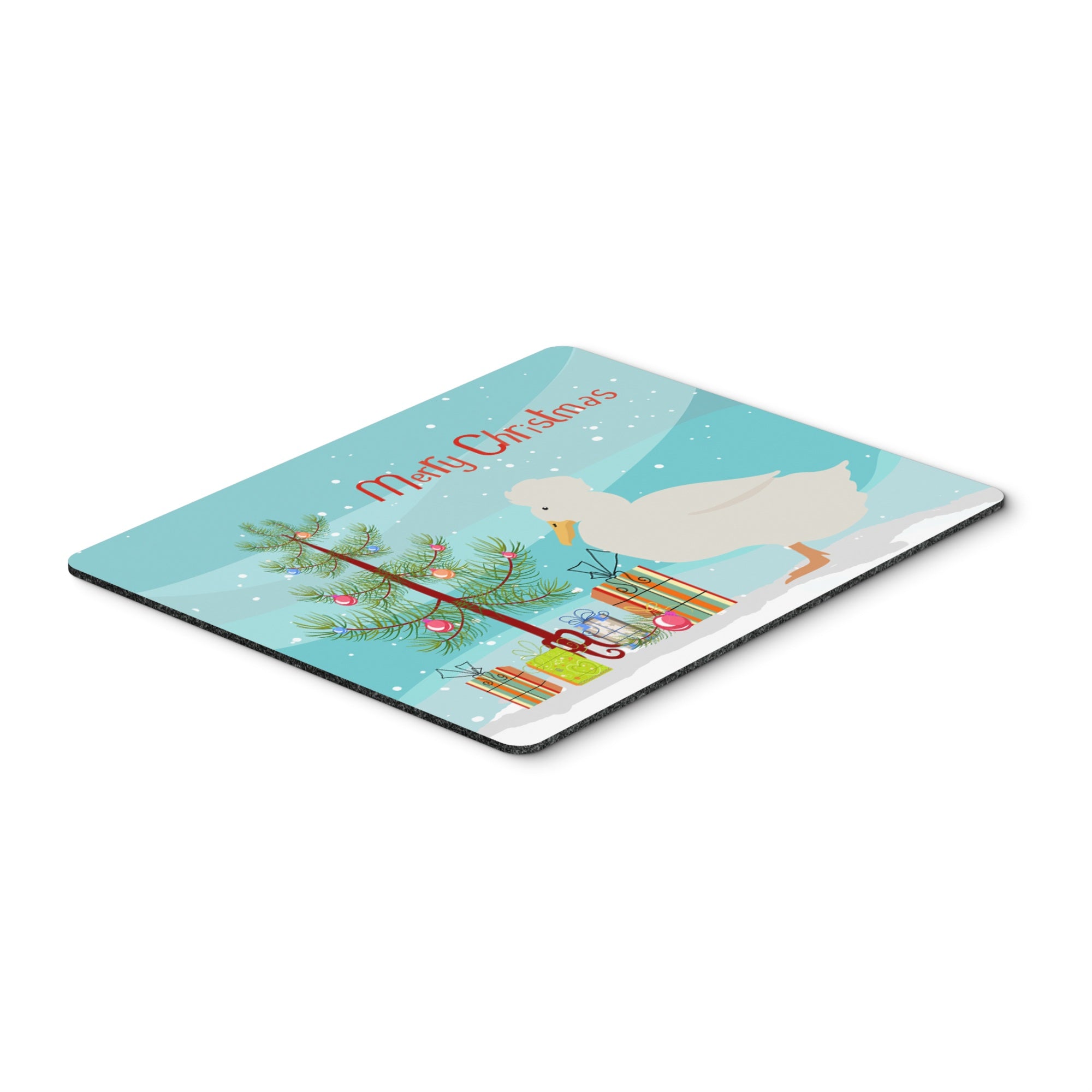 Caroline'S Treasures Crested Duck Christmas Mouse & Hot Pad Or Trivet, 7.75 X 9.25, Multicolor (Bb9224Mp)