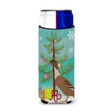 Caroline'S Treasures Dutch Hook Bill Duck Christmas Decorative Can Hugger, Slim, Multicolor